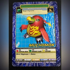 Muchomon ST-68 2001 Digimon Trading Card